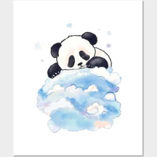 Sleepy Panda Posters and Art